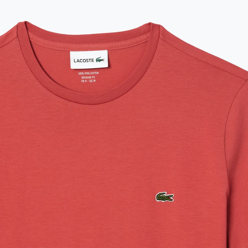 Koszulka męska Lacoste TH6709 sierra red 5