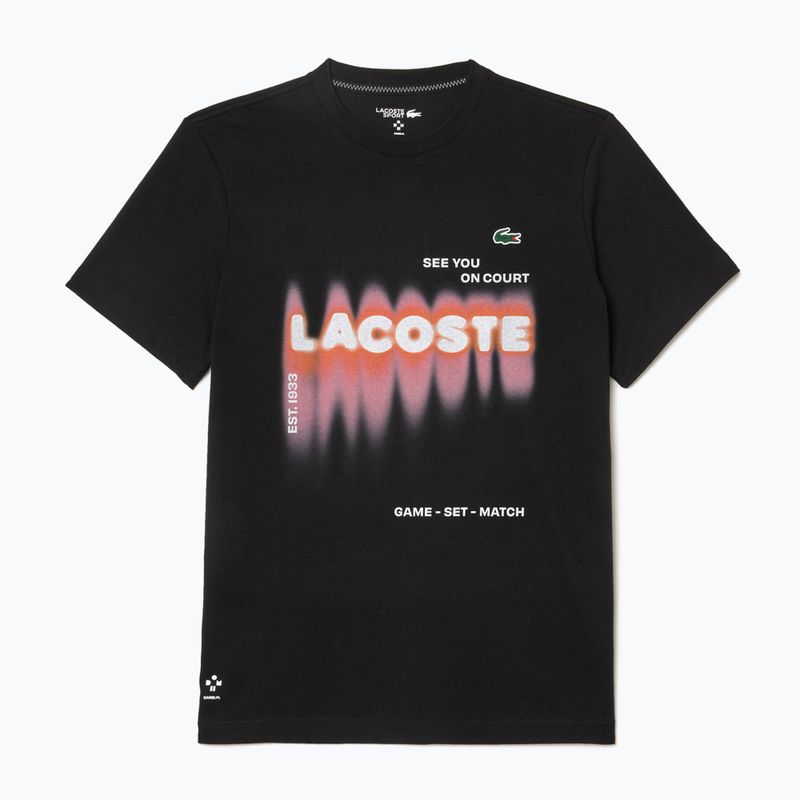 Koszulka męska Lacoste TH2617 black 5