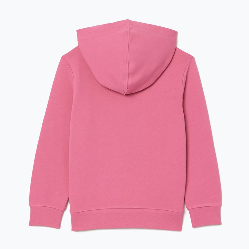 Bluza dziecięca Lacoste SJ3004 reseda pink 2