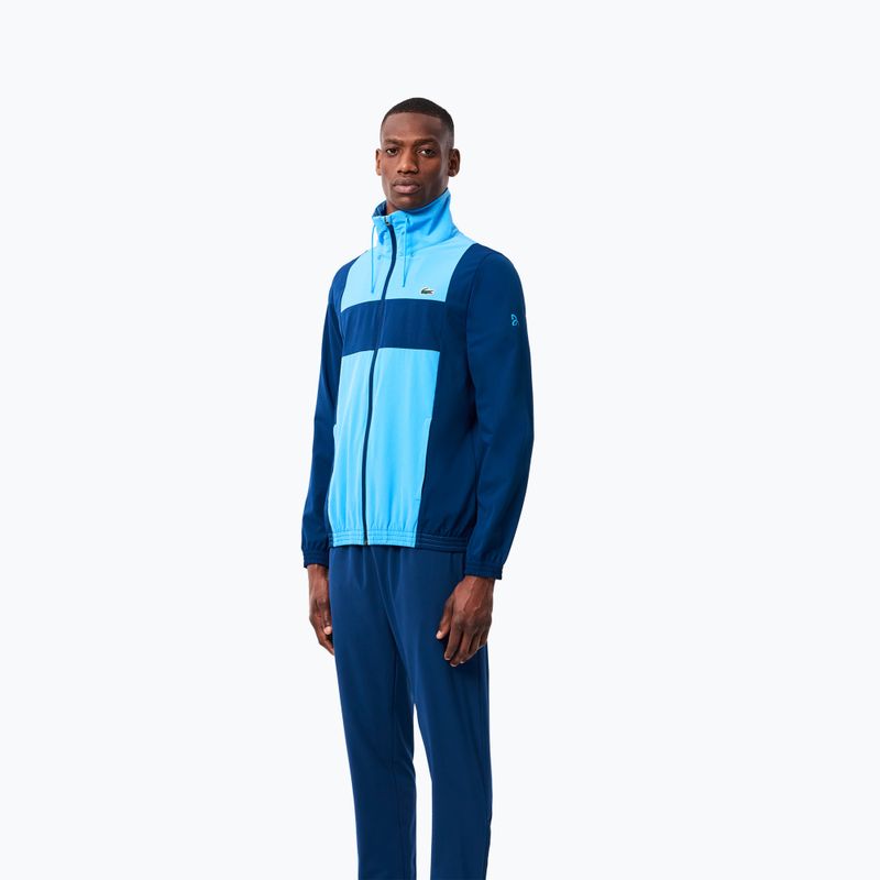 Dres męski Lacoste WH2522 globe/argentine blue 4