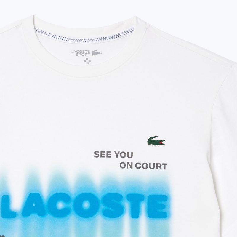 Koszulka męska Lacoste TH2617 white 6