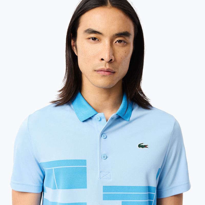 Koszulka polo tenisowa Lacoste Polo DH2568 overview/argentine blue 4