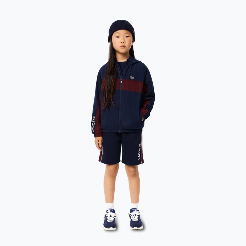 Kurtka dziecięca Lacoste BJ2453 navy blue/expresso 2