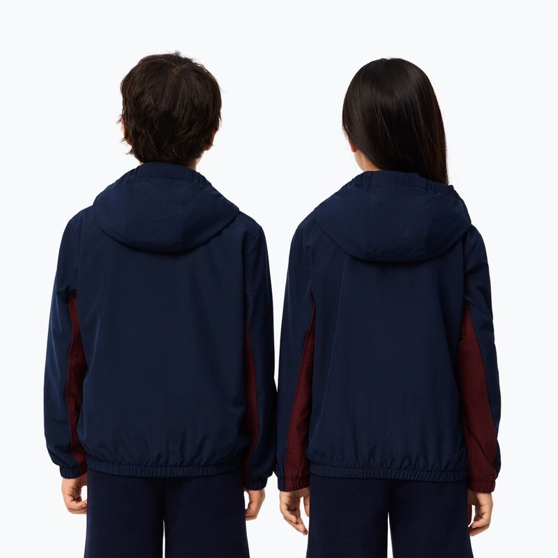 Kurtka dziecięca Lacoste BJ2453 navy blue/expresso 3