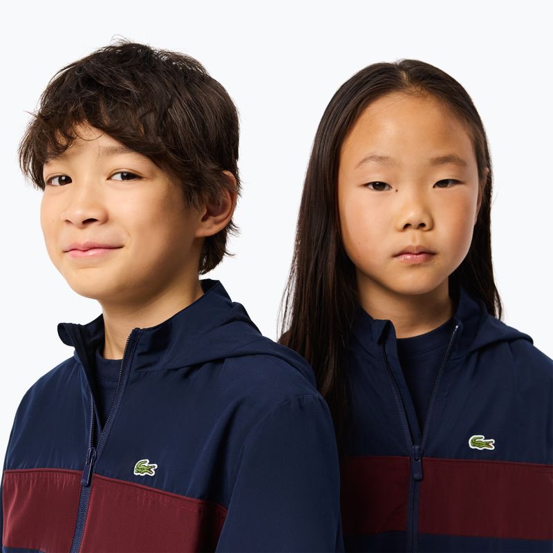 Kurtka dziecięca Lacoste BJ2453 navy blue/expresso 4