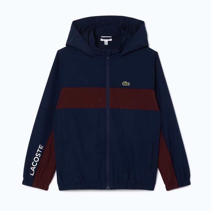 Kurtka dziecięca Lacoste BJ2453 navy blue/expresso 5