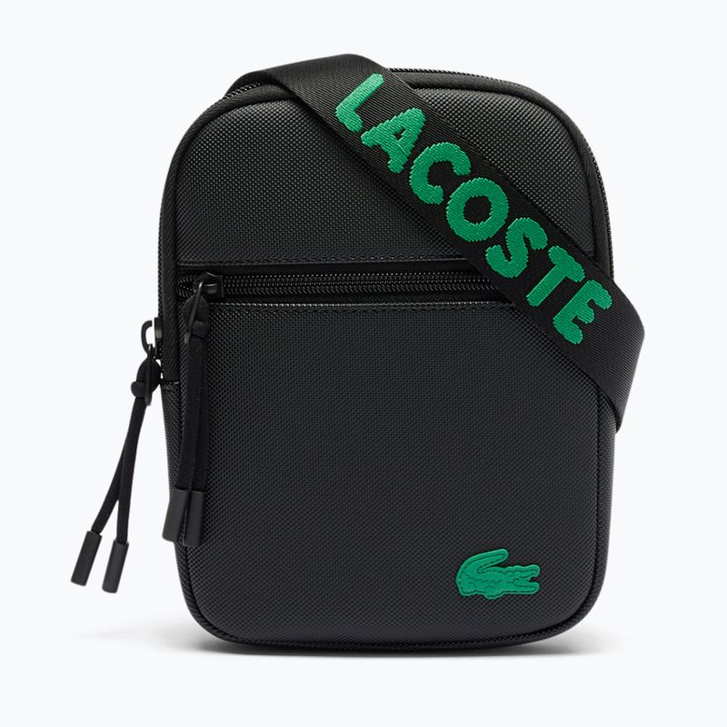 Saszetka męska Lacoste NH4679TX jacquard webbing noir