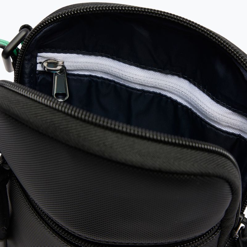Saszetka męska Lacoste NH4679TX jacquard webbing noir 5