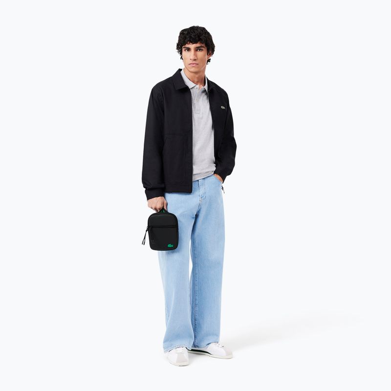 Saszetka męska Lacoste NH4679TX jacquard webbing noir 7