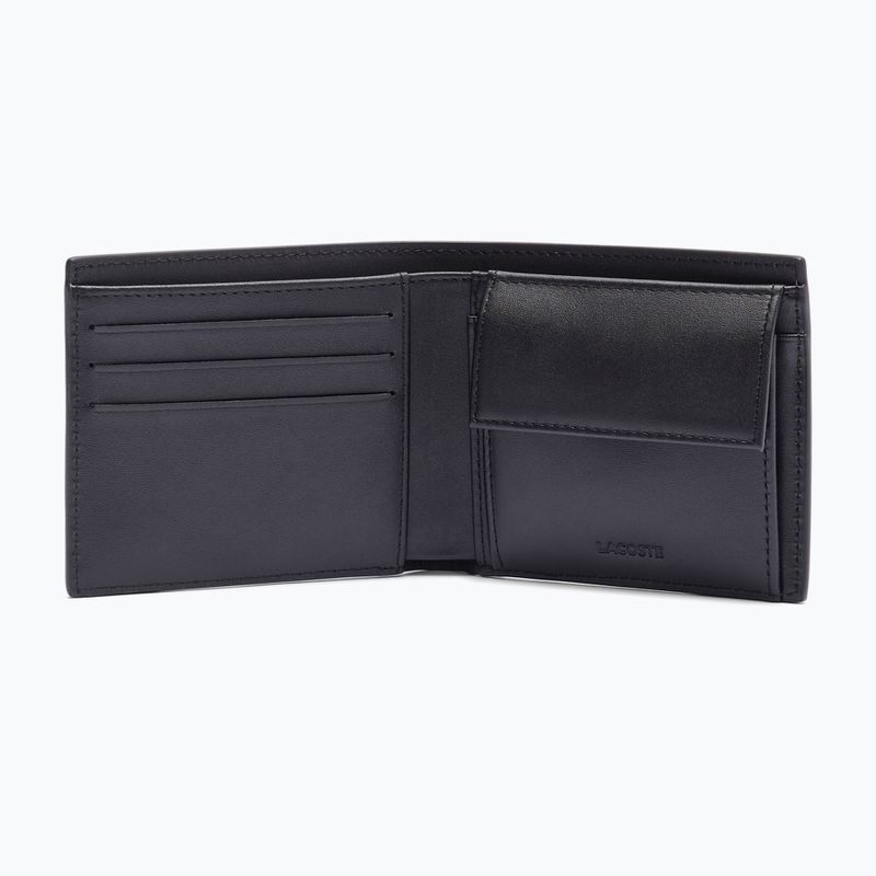 Portfel Lacoste NH4480FG noir kr sinople 2