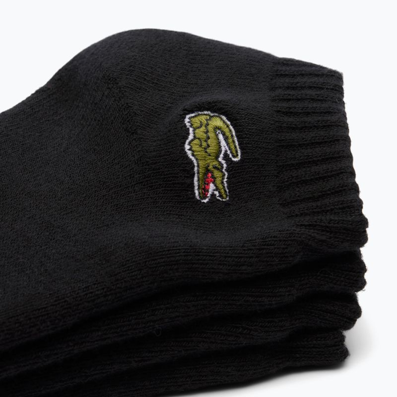 Skarpety męskie Lacoste RA2653 2 pary black/black 3