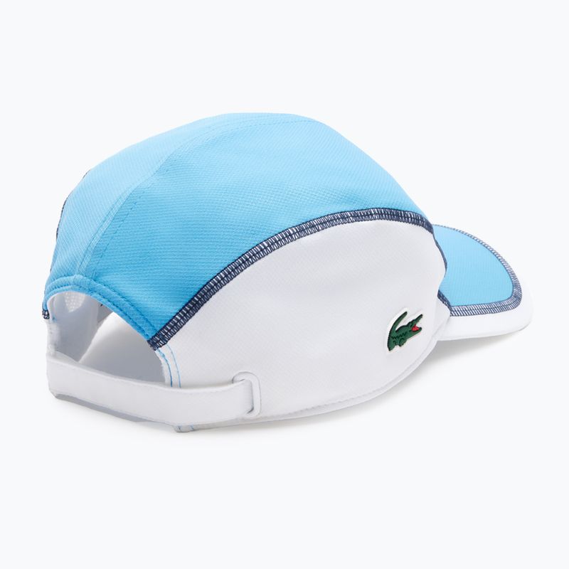 Czapka z daszkiem męska Lacoste RK7574 argentine blue/white 2