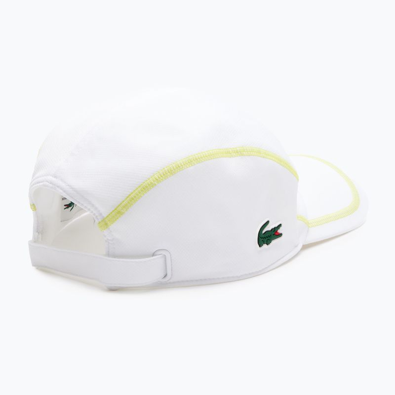 Czapka z daszkiem męska Lacoste RK7574 white/white 3