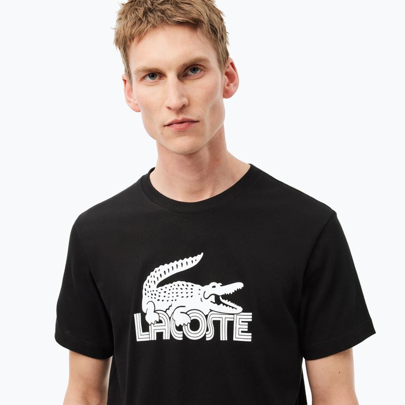 Koszulka męska Lacoste TH2508 black/white 3