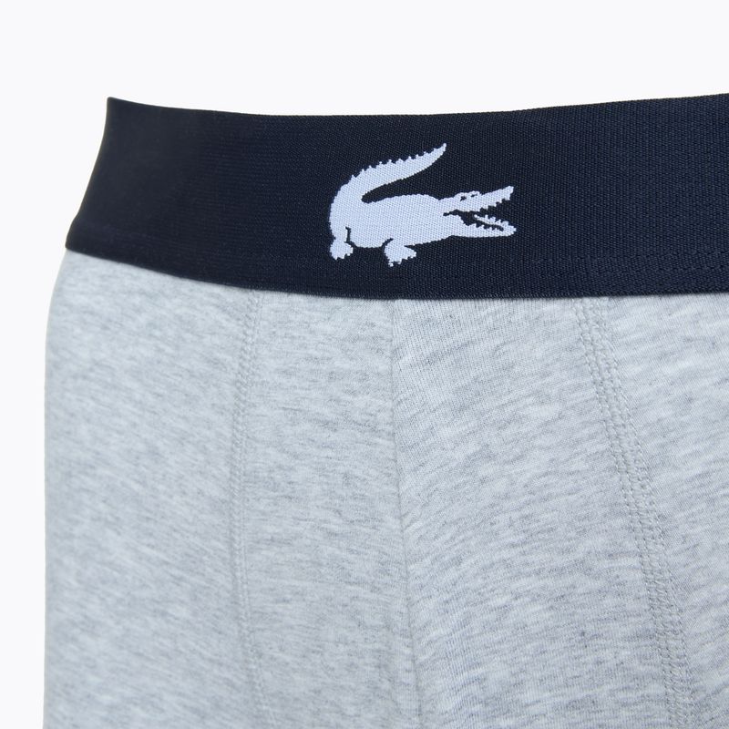 Bokserki Lacoste 5H1803 3 pary navy blue/silver china/red 3