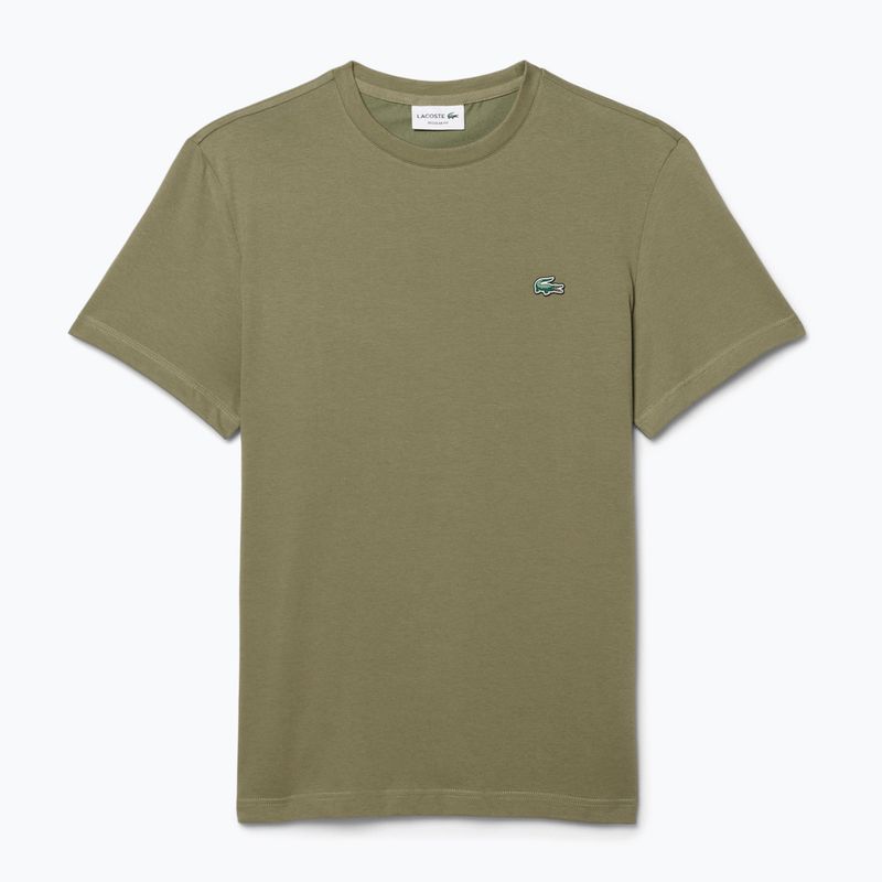 Koszulka męska Lacoste TH5133 khaki 5
