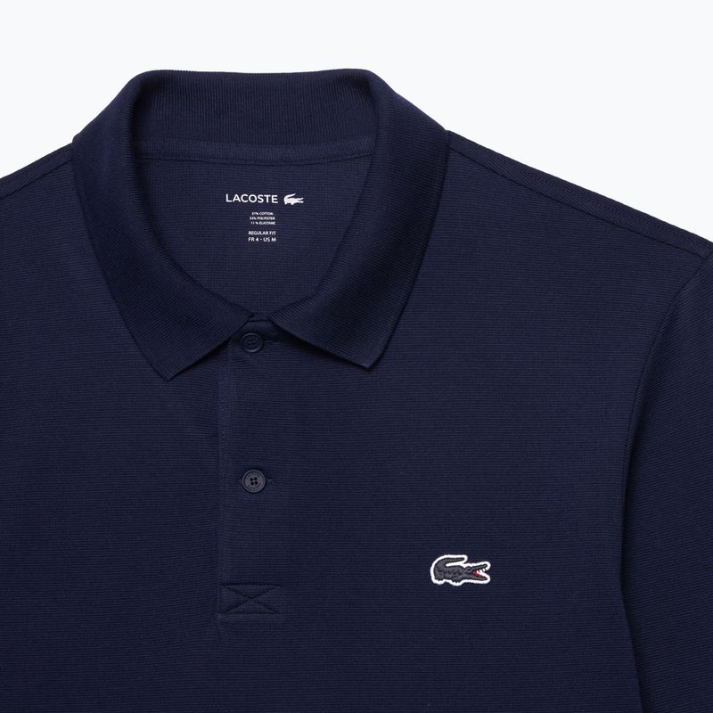 Longsleeve polo męski Lacoste DH5523 navy blue 2
