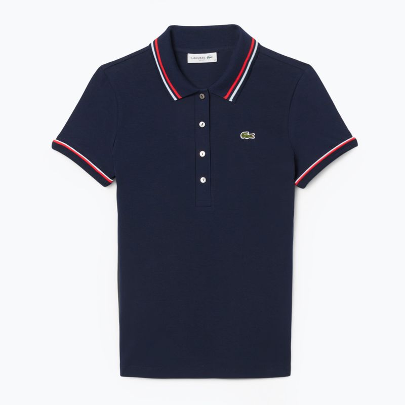 Koszulka polo damska Lacoste Polo DF9599 navy blue/rill/grenadine 4