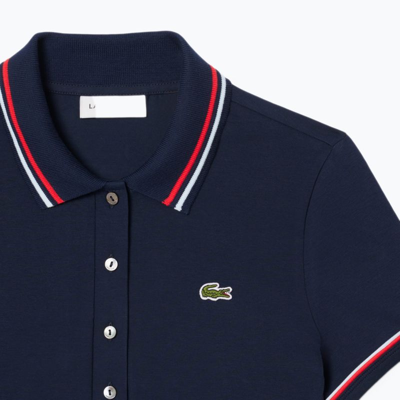 Koszulka polo damska Lacoste Polo DF9599 navy blue/rill/grenadine 5