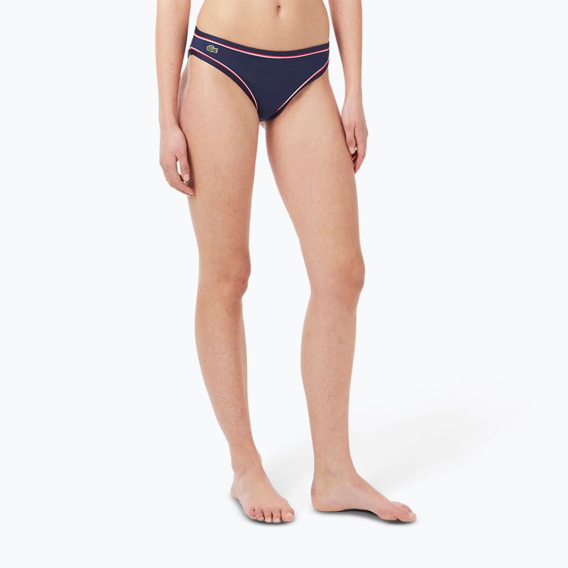 Dół od stroju kąpielowego Lacoste MF9994 navy blue/rill grenadine 4