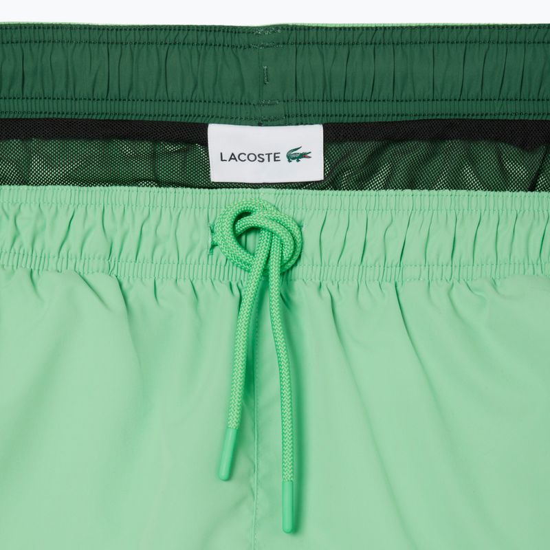 Szorty kąpielowe męskie Lacoste MH9088 liamone/green 3