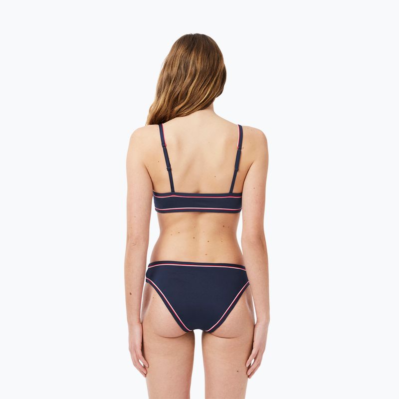 Góra od stroju kąpielowego Lacoste MF9993 navy blue/rill grenadine 6