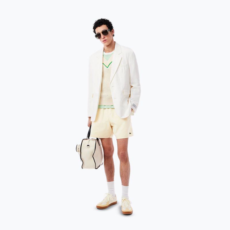Szorty kąpielowe męskie Lacoste MH9089 white/yellow 9