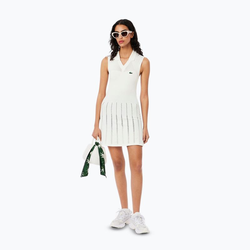 Sukienka tenisowa Lacoste EF0615 white/green
