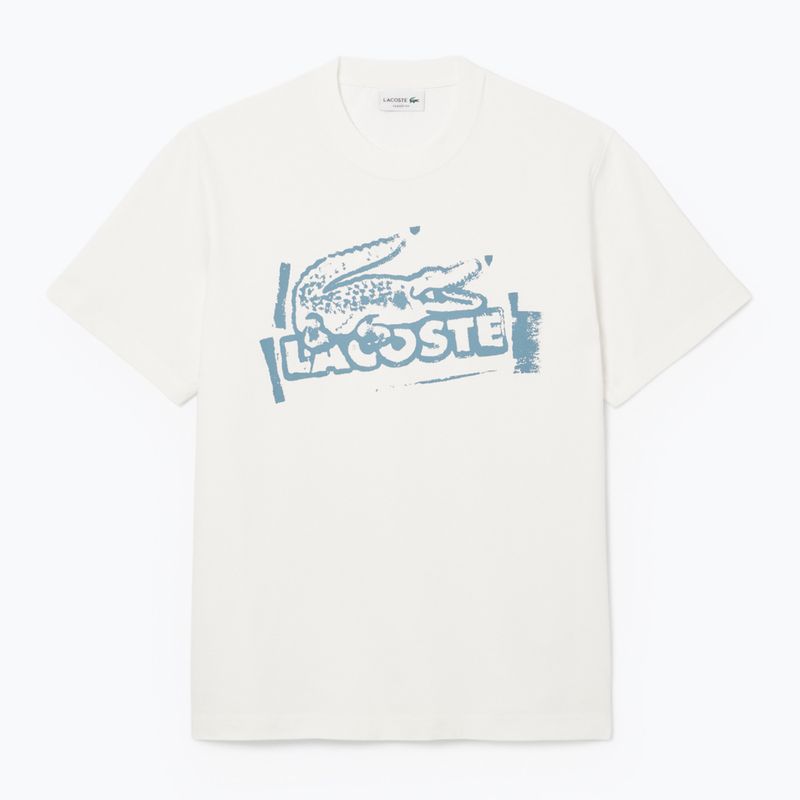 Koszulka męska Lacoste TH0284 flour/limestone