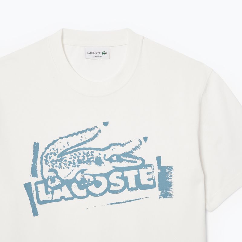 Koszulka męska Lacoste TH0284 flour/limestone 2