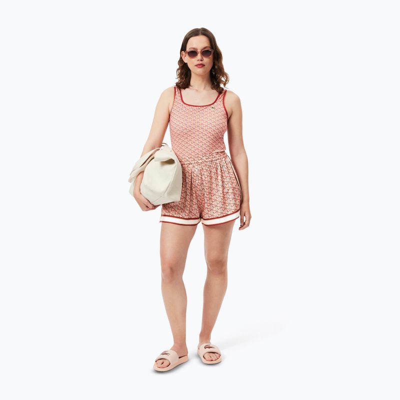 Strój kąpielowy jednoczęściowy damski Lacoste MF9608 iberis/latte 8