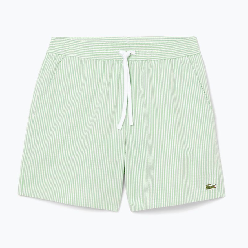 Szorty kąpielowe męskie Lacoste MH9089 white/liamone