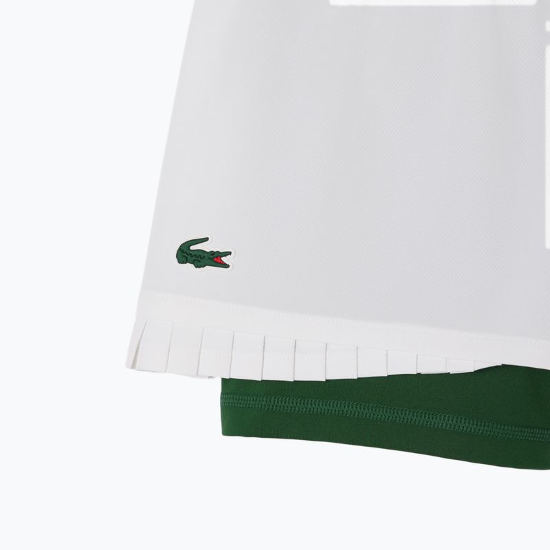 Spodenki tenisowe damskie Lacoste GF8598 white/green 2