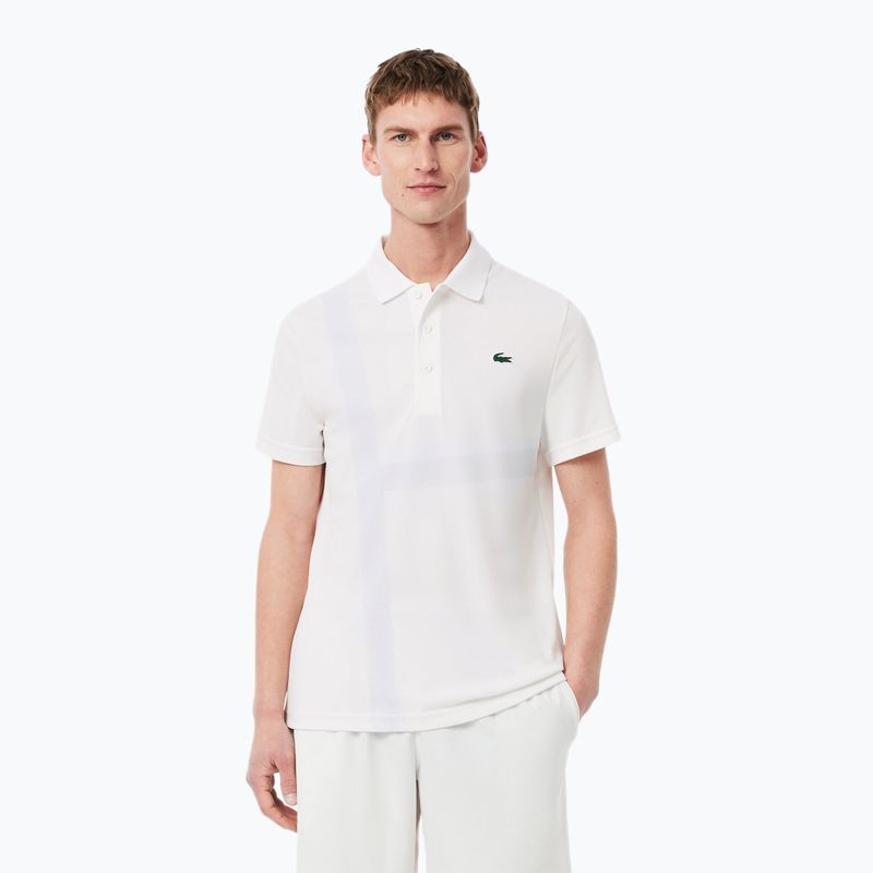 Koszulka tenisowa męska Lacoste Polo DH8971 white