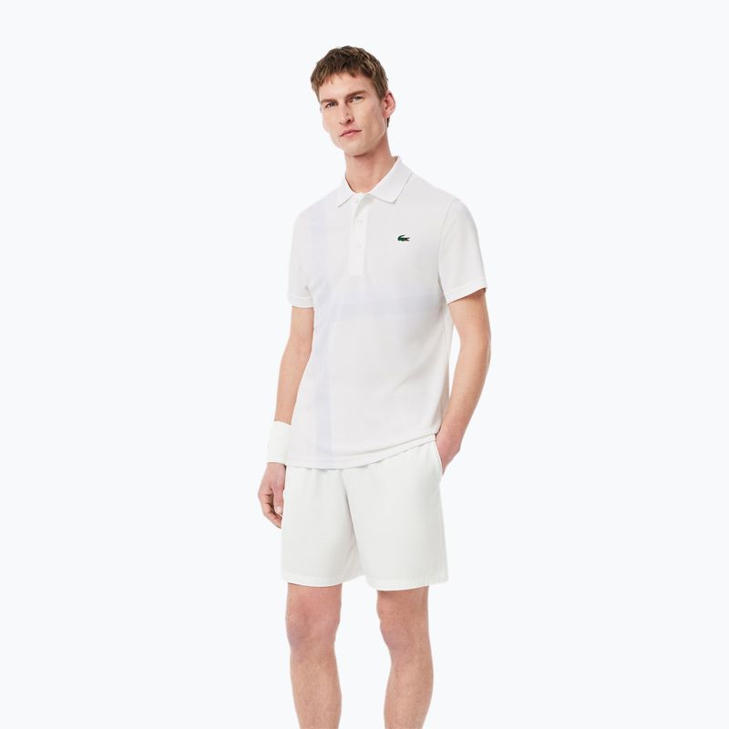 Koszulka tenisowa męska Lacoste Polo DH8971 white 3