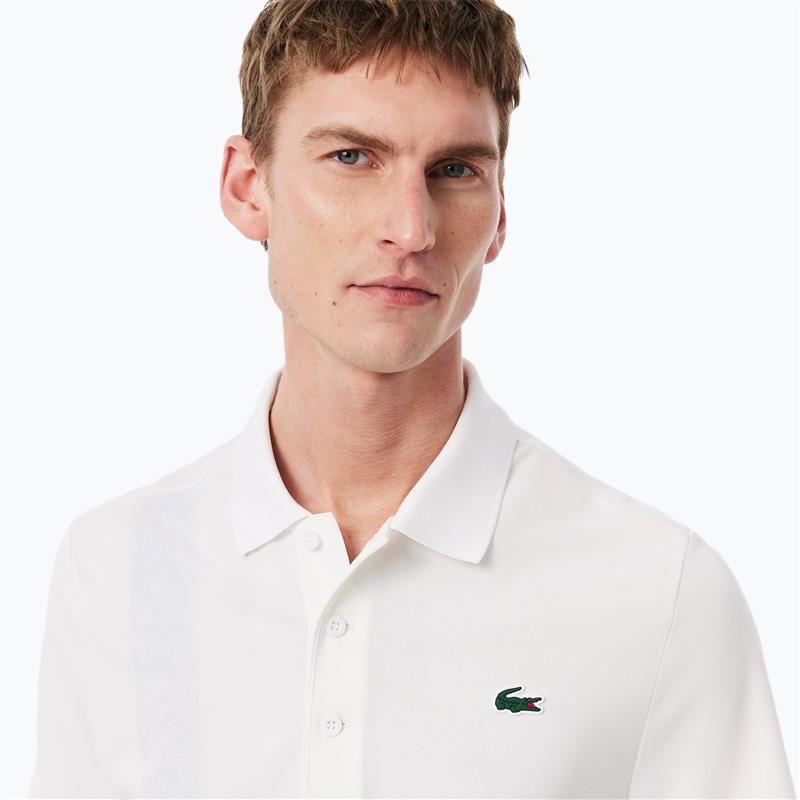 Koszulka tenisowa męska Lacoste Polo DH8971 white 4