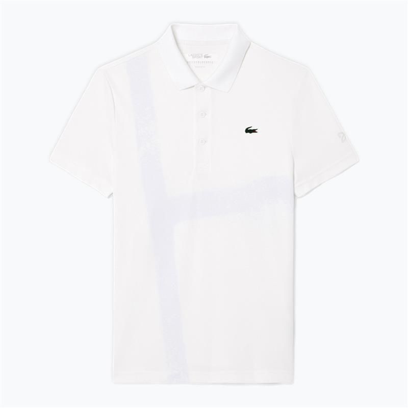 Koszulka tenisowa męska Lacoste Polo DH8971 white 5