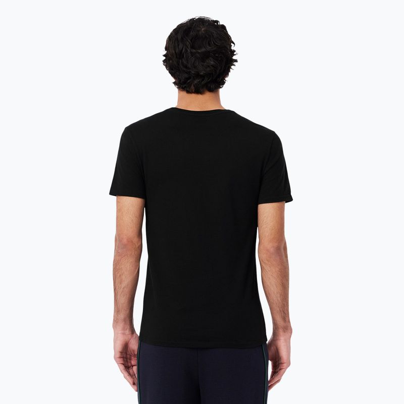 Koszulka męska Lacoste TH9007 3-pak white/silver chine/black 5
