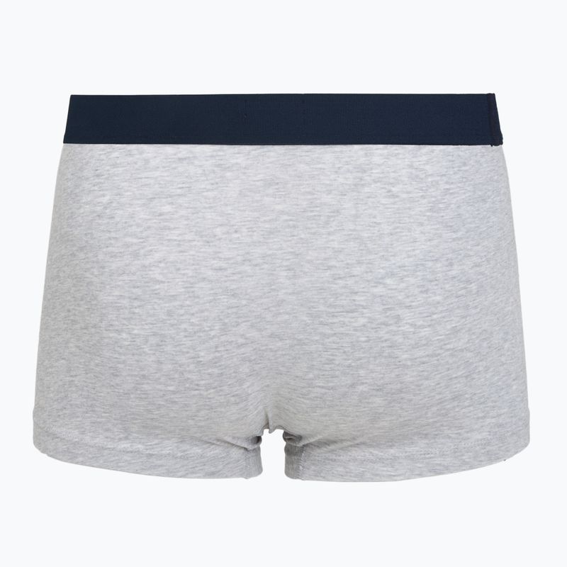 Bokserki męskie Lacoste 5H1291 3 pary navy blue/silver chine/white 3