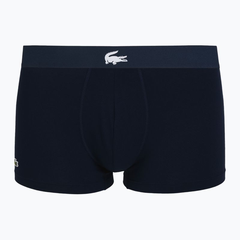 Bokserki męskie Lacoste 5H1291 3 pary navy blue/silver chine/white 5