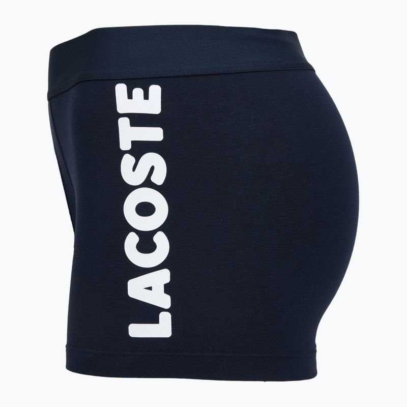 Bokserki męskie Lacoste 5H1291 3 pary navy blue/silver chine/white 6
