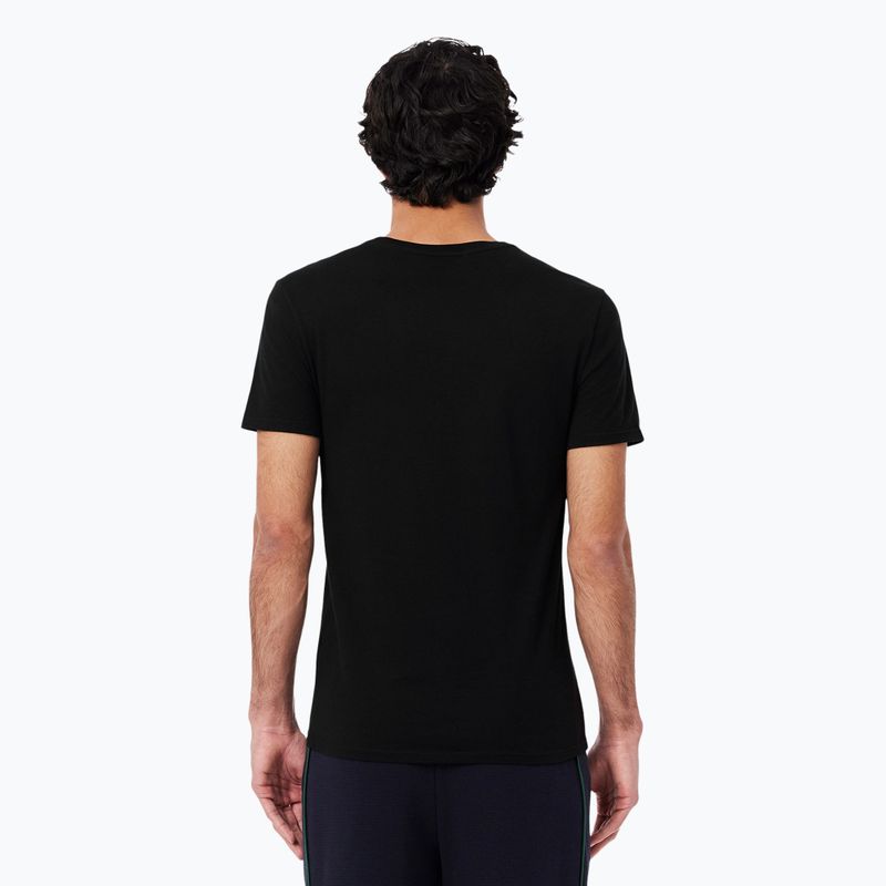 Koszulka męska Lacoste TH9007 3-pak black 2