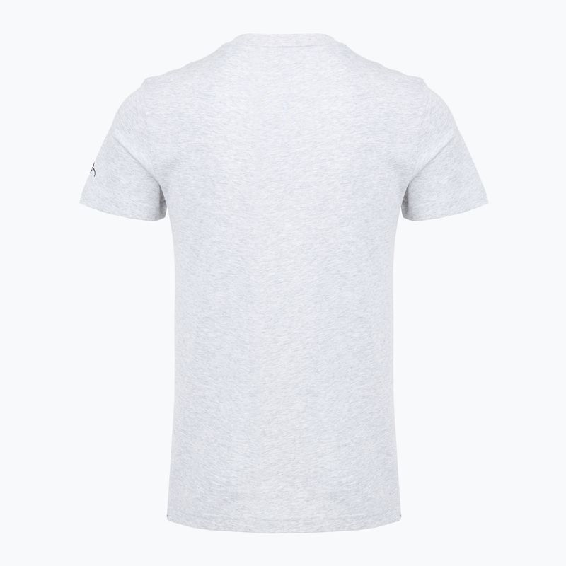 Koszulka męska + czapka Lacoste TH1044 silver chine/ navy blue 3