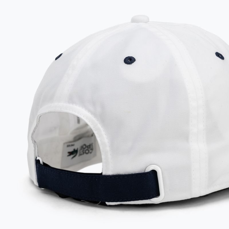 Koszulka męska + czapka Lacoste TH1044 silver chine/ navy blue 9