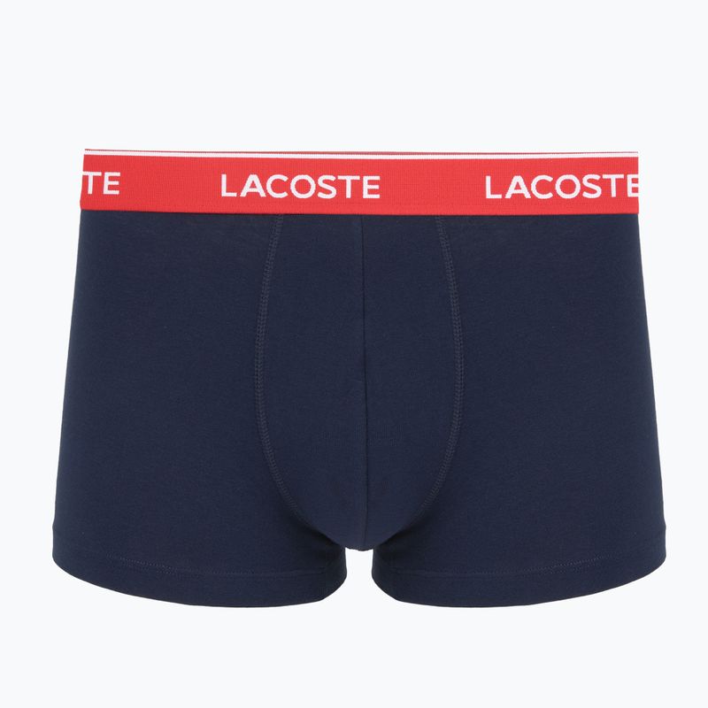 Bokserki męskie Lacoste 5H12997 3 pary navy blue/green/red/navy blue 4