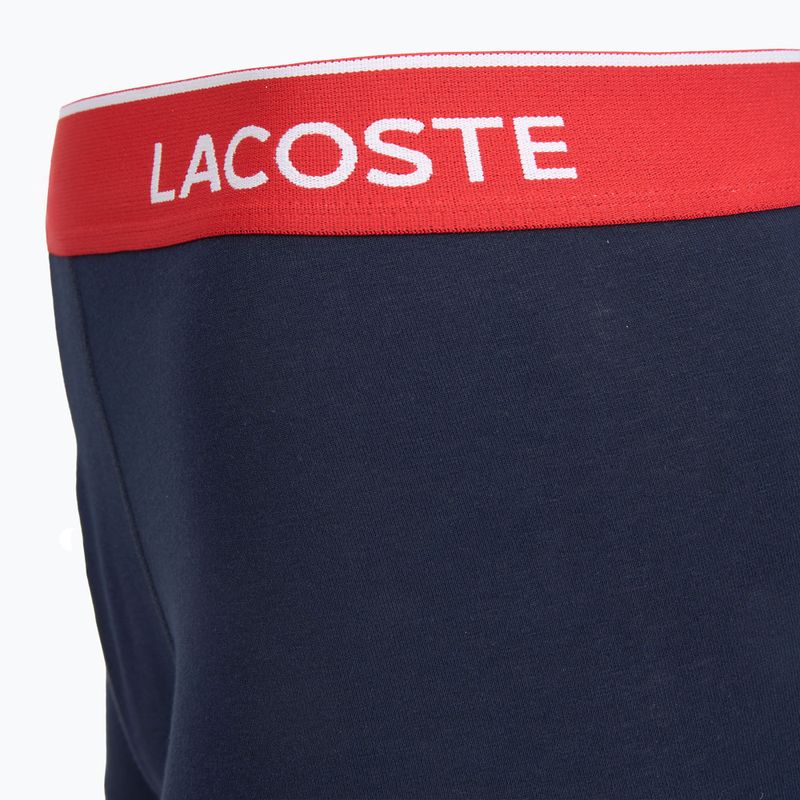 Bokserki męskie Lacoste 5H12997 3 pary navy blue/green/red/navy blue 6