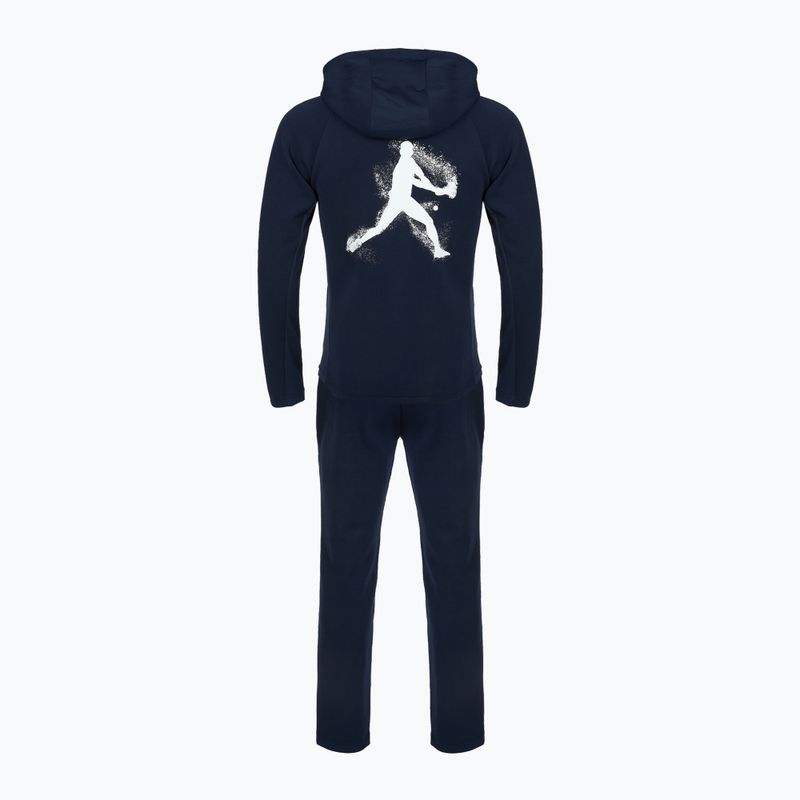 Dres tenisowy męski Lacoste WH3108 navy blue/navy blue 2