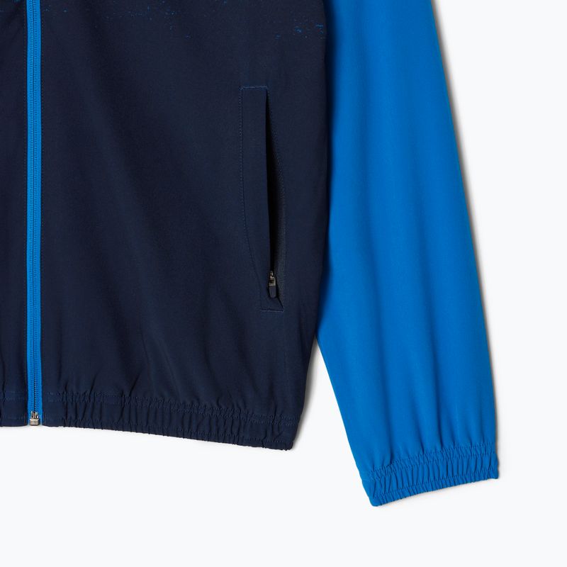 Dres tenisowy męski Lacoste WH8977 gipsy blue/navy blue 4