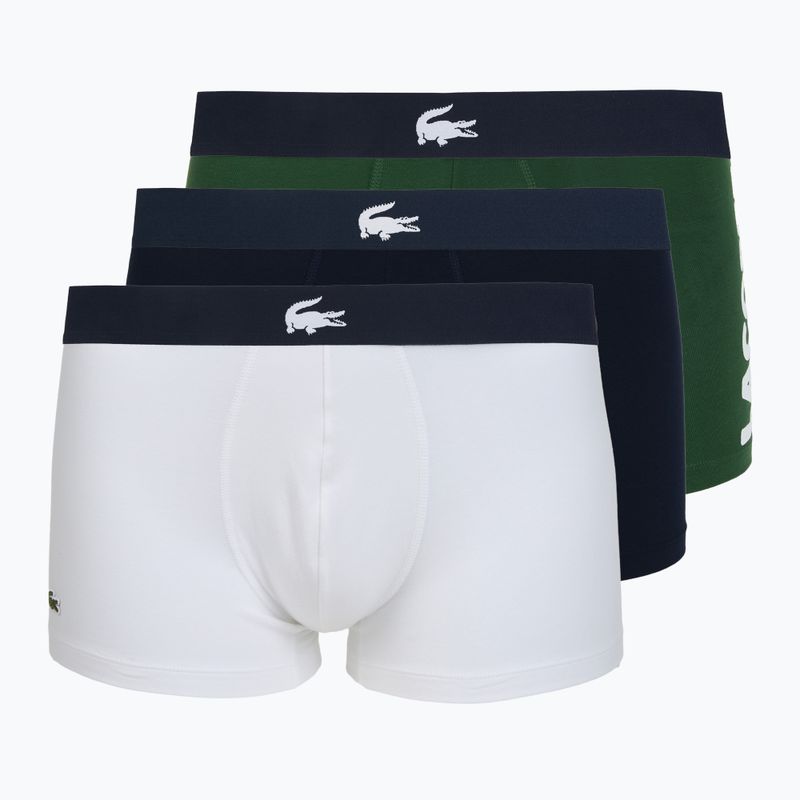 Bokserki męskie Lacoste 5H1291 3 pary thyme/navy blue/white