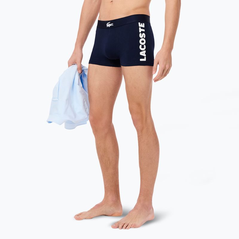 Bokserki męskie Lacoste 5H1291 3 pary thyme/navy blue/white 5